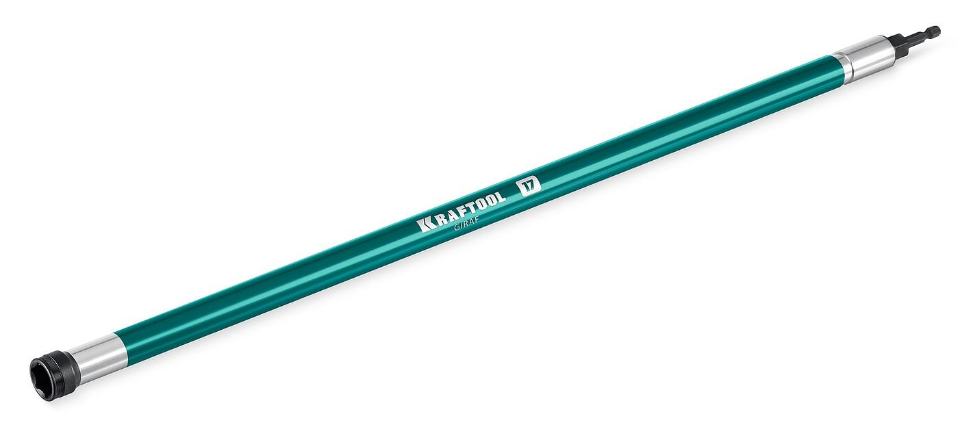 KRAFTOOL X-DRIVE LONG, 17 мм (М10), 585 мм, экстрадлинная ударная бита с торцовой головкой (26198-17) фото 1