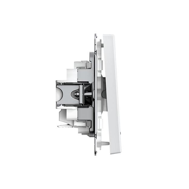 ARTGALLERY 1-клавишный ВЫКЛЮЧАТЕЛЬ с подсветкой, 10АХ, механизм, быстрозажимные клеммы, БЕЛЫЙ фото 3