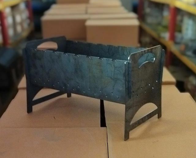 Мангал складной для пикника 500х250х300х2 мм фото 1