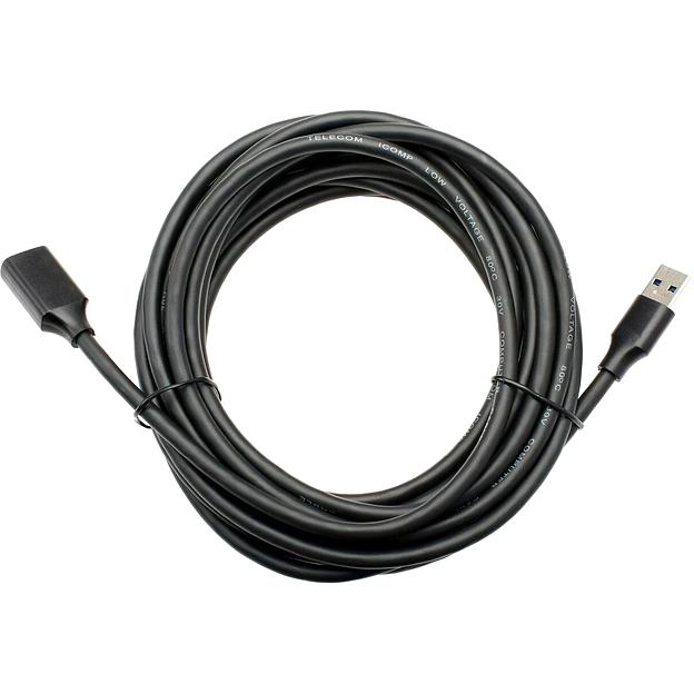 Кабель удлинительный USB3.0 Am-Af 5m Telecom черный (TUS708-5M) VCOM Кабель Telecom 5 м (TUS708-5M) фото 2