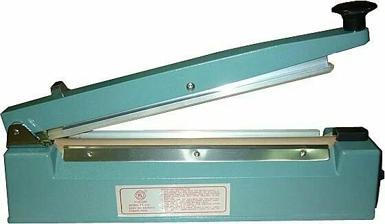 Запайщик пакетов настольный импульсный с боковым ножом FS-400C фото 1