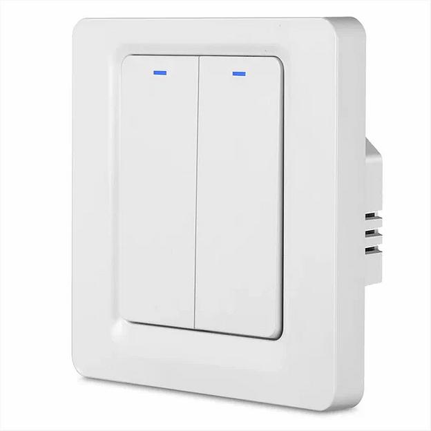 Умный выключатель двухкнопочный Roximo SWBTN01-2 ОПТ фото 1