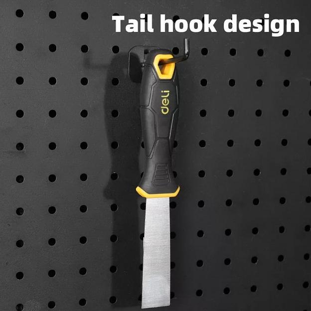 Шпатель Deli DL-HD1 210*25мм, нержавеющая сталь фото 3