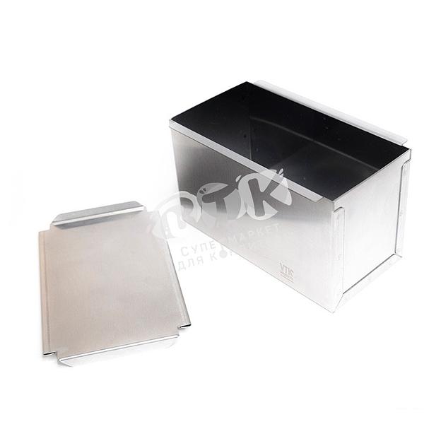 Форма для тостового хлеба с крышкой 300х120х120 мм нержавеющая сталь фото 5