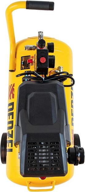 Компрессор поршневой Denzel DK1500/50,Х-PRO масляный 230л/мин 50л 1500Вт желтый/черный фото 7