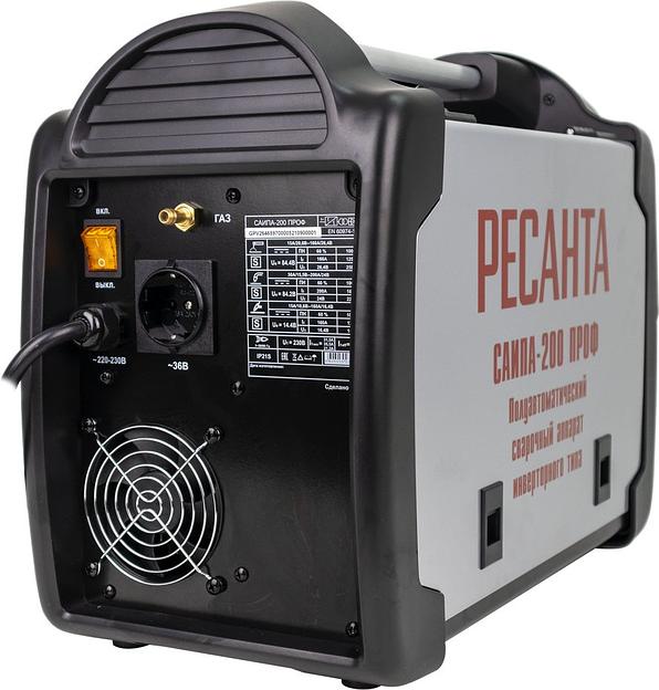 Сварочный аппарат Ресанта САИПА-200ПРОФ инвертор MMA DC/TIG DC 8.1кВт фото 6