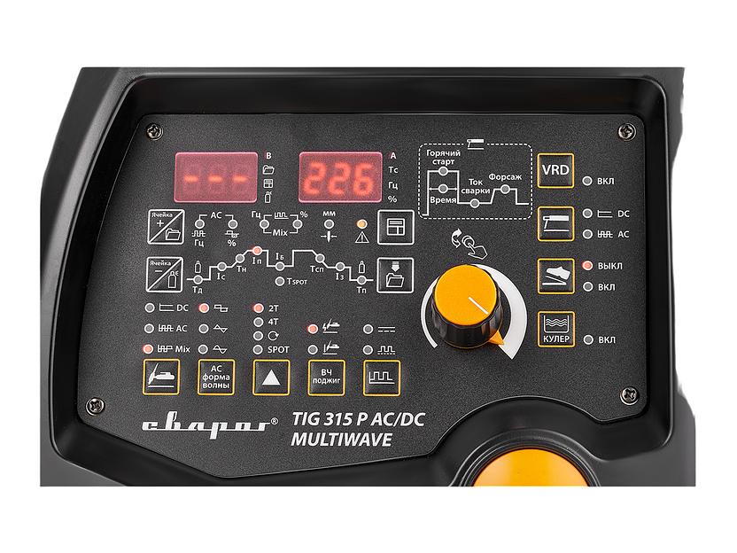 Инвертор сварочный TIG 315P AC/DC MULTIWAVE «PRO» (E202) фото 5
