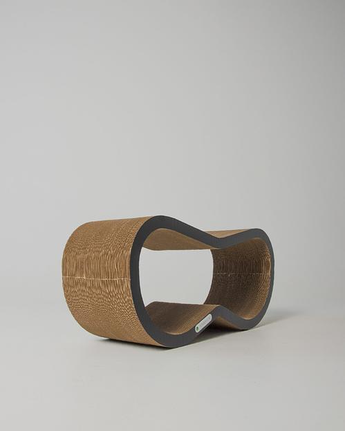 Когтеточка из картона Слэш, Черный, опт фото 3