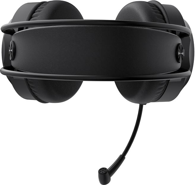 Наушники с микрофоном Оклик HS-L300G Black черный 2.2м мониторные USB оголовье (1796949) фото 5