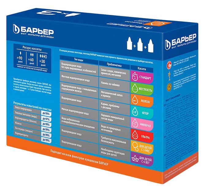 Картридж Барьер Железо для кувшинов Барьер (упак.:3шт) фото 2