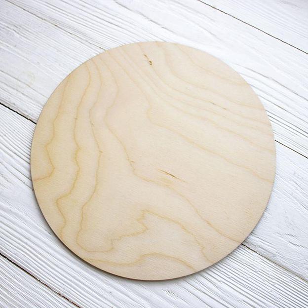 Подложка под торт Круг фанера 26 см фото 1