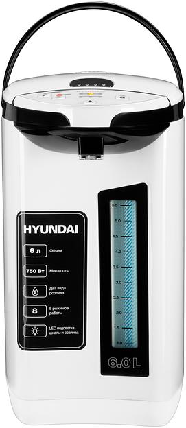 Термопот Hyundai HYTP-4850 6л. 750Вт белый/черный фото 5