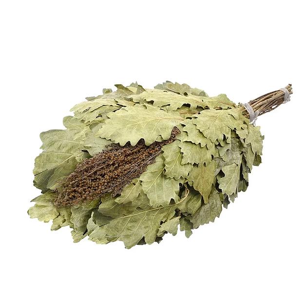 Веник банный (Дуб + Полынь) mix фото 1