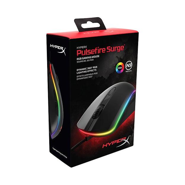 Компьютерная мышь  HyperX  4P5Q1AA  HX-MC002B  Pulsefire Surge RGB Gaming Чёрная фото 3
