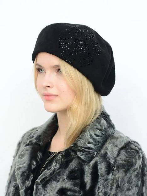 Берет осенний экозамша ОПТ фото 1