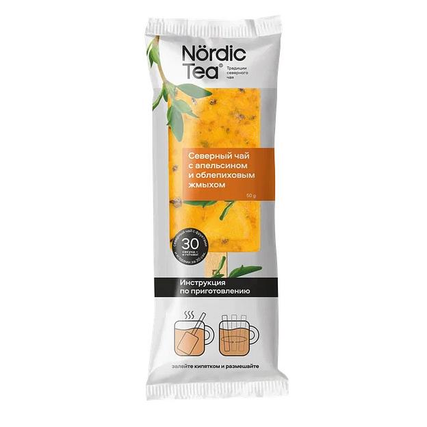 Напиток замороженный северный чай Nördic Tea с апельсином и облепиховым жмыхом, 50 г ОПТ фото 1