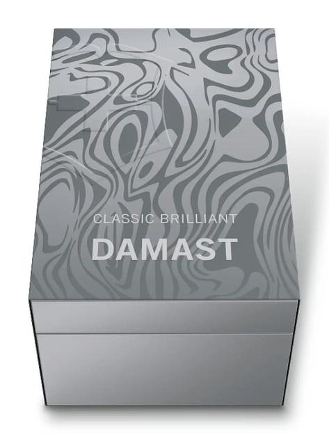 Нож перочинный Victorinox Classic Brilliant Damast (0.6221.34) 58мм 5функц. серебристый подар.коробка фото 6