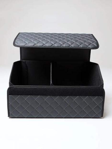 Органайзер в багажник для автомобиля чёрный белый ОПТ фото 3