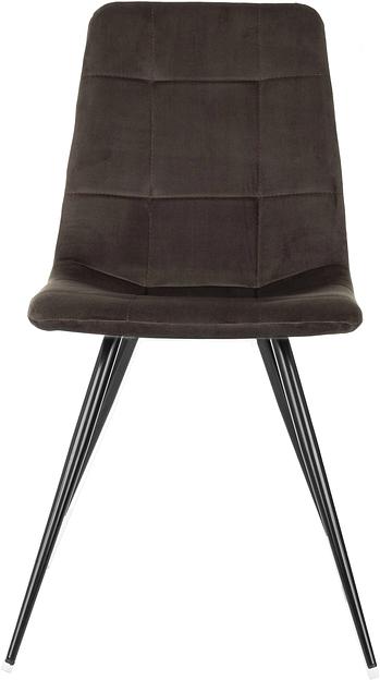 Стул для дома Бюрократ CH-K1_4 комплект 4шт коричневый Holland 74 металл черный на ножках (CH-K1_1/HL74_4) фото 3