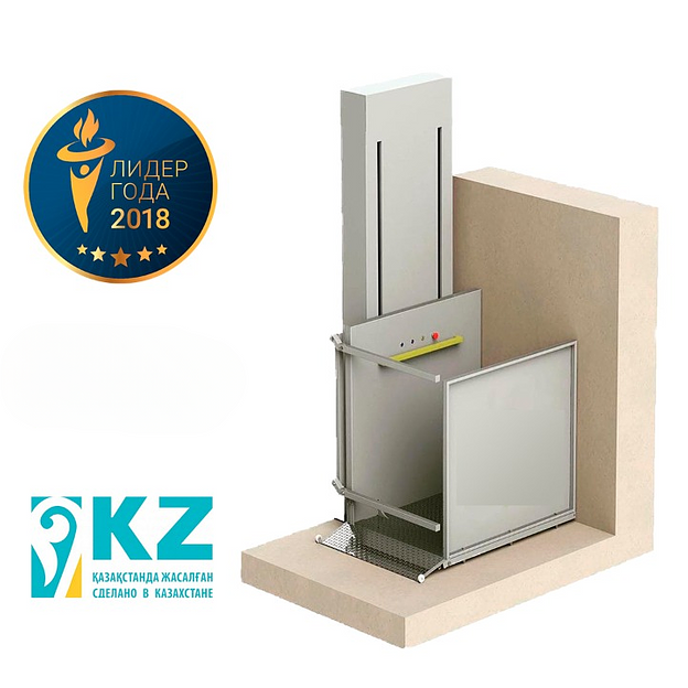 Вертикальный подъёмник для инвалидов с дополнительными поручнями фото 4