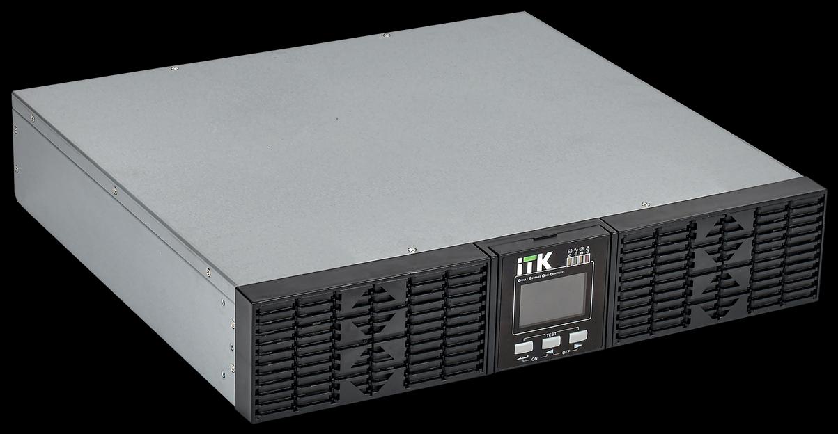 Источник бесперебойного питания Online Rackmount 3кВА/3кВт, однофазный с LCD дисплеем 72VDC с АКБ 2U 6х7AH фото 1