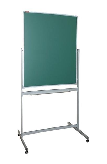 Поворотная магнитная полимерная школьная доска 750х1000 (меловая) фото 1