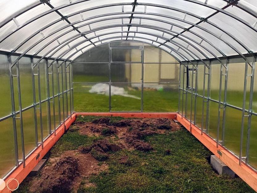 Прямостенная теплица «Богатырь Люкс» ОПТ фото 3