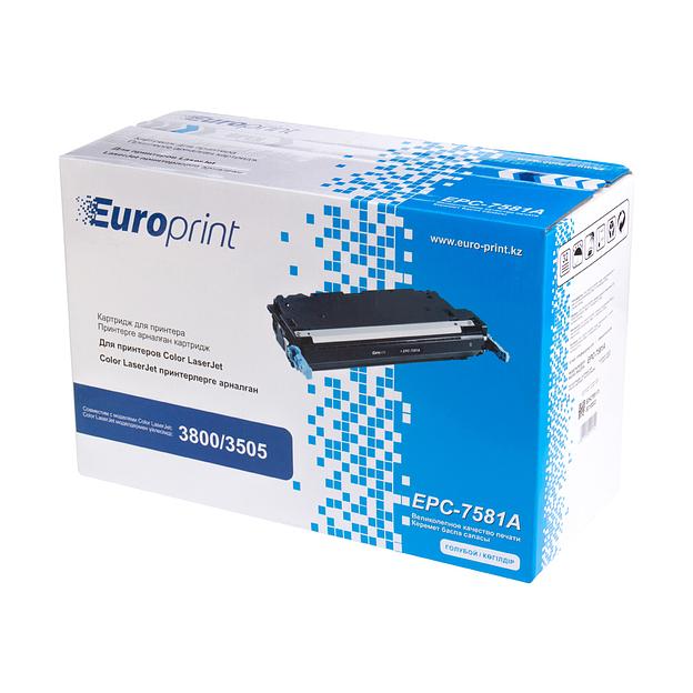 Картридж Europrint EPC-7581A Синий фото 3
