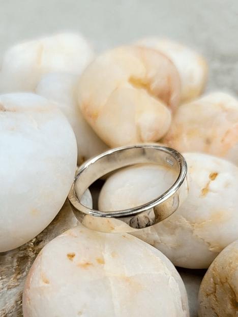 Обручальное кольцо серебро без вставок 925 фото 4