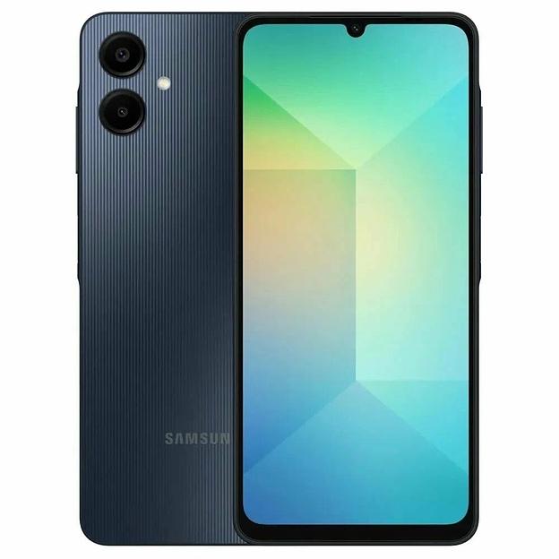 Смартфон Samsung SM-A065F Galaxy A06 64Gb 4Gb черный моноблок 3G 4G 6.7" 720x1600 Android 14 50Mpix 802.11 a/b/g/n/ac GPS GSM900/1800 GSM1900 TouchSc фото 1