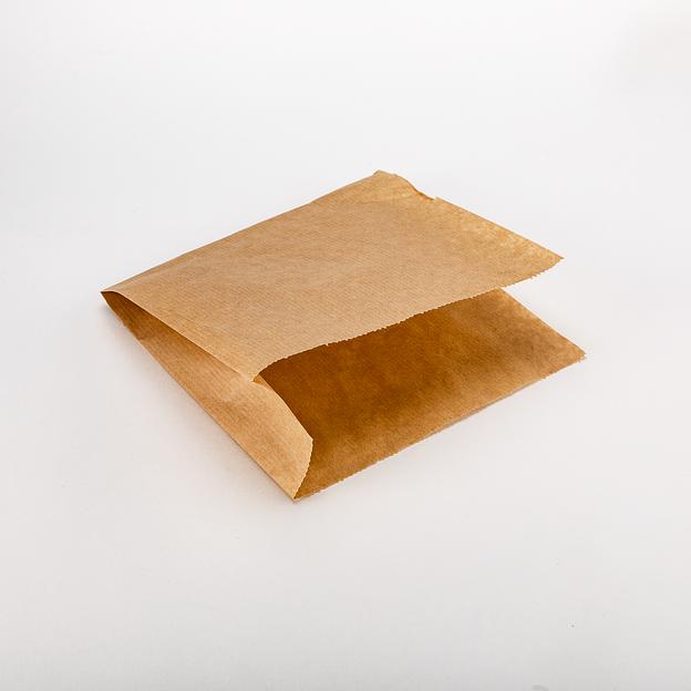 Уголок бумажный жиростойкий "Eco Sandwich Bag М" крафт 140*145мм - 100 шт фото 1