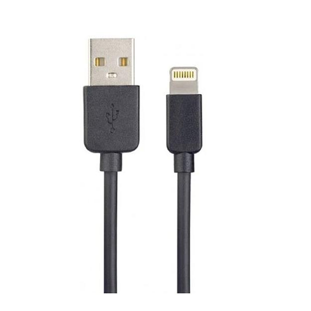 PERFEO Кабель для iPhone, USB - 8 PIN (Lightning), черный, длина 2 м., бокс (I4321) фото 1