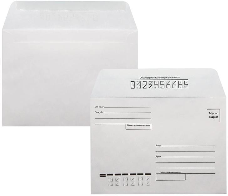 Конверт Silwerhof Eco 201 C6 114x162мм "Куда-Кому" белый клеевой слой 80г/м2 (pack:1000pcs) фото 1
