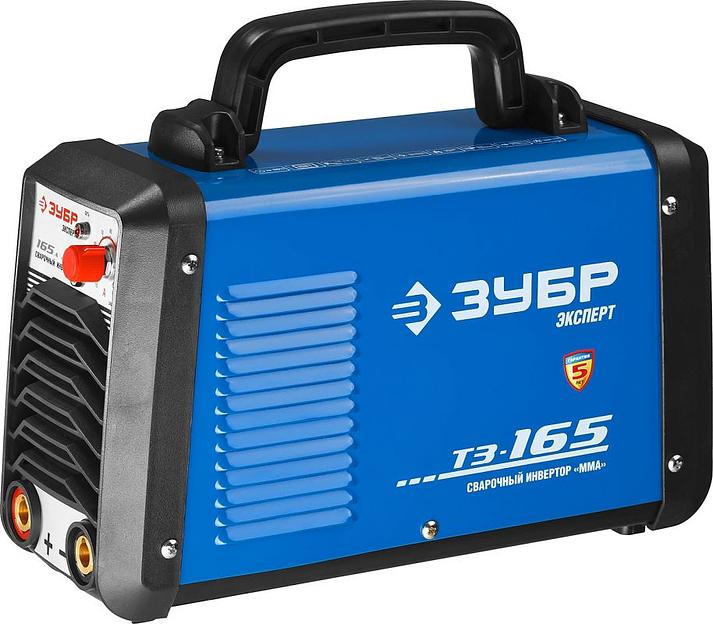 Сварочный аппарат Зубр ЗАС-Т3-165 инвертор ММА DC 6.6кВт фото 2