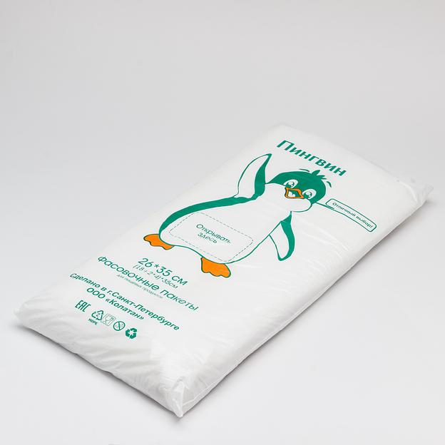 Пакеты фасовочные 26*35см "Пингвин" зеленая уп. фото 1