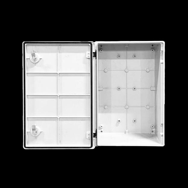 Стеклопластиковый шкаф навесной с монтажной панелью, 400х600х200мм, IP65 фото 2