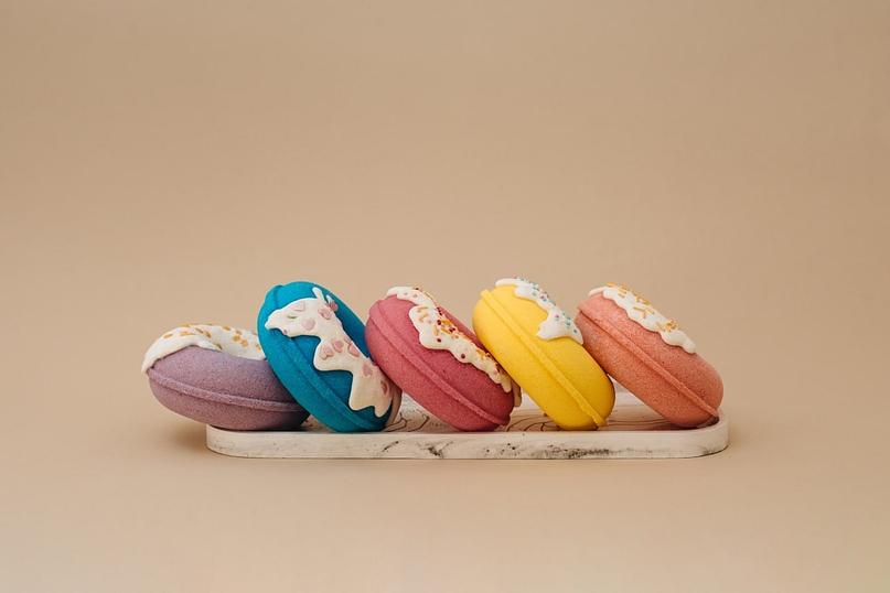 Бомбочка для ванны Eden touch «Пончик с пралине» 200 г фото 2