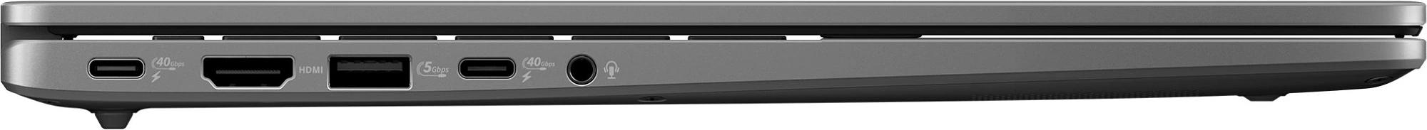 Ноутбук Asus VivoBook S14 S3407QA-SF044W Snapdragon X X1-26-100 16Gb SSD1Tb Qualcomm Adreno 14" OLED FHD+ (1920x1200) Windows 11 Home grey WiFi BT Cam (90NB16B2-M004B0) фото 8