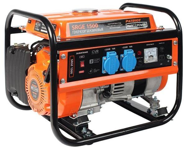 Генератор Patriot Max Power SRGE 1500 1.2кВт фото 1