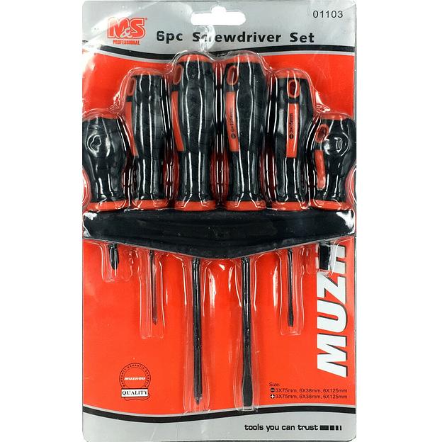 Набор Отверток С Магнитным Наконечником И Подвесом Muzhou MUZ01103 фото 1