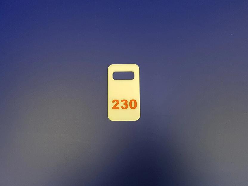 Номерки гардеробные , нанесение- пленка. фото 4