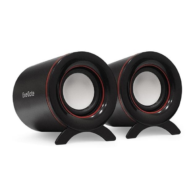 Exegate EX287051RUS Акустическая система 2.0 ExeGate Disco 150 (питание USB, 2х5Вт (10Вт RMS), 100-20000Гц, черный) фото 1