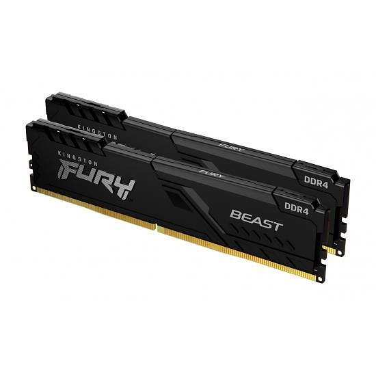 Модуль памяти FURY 16GB DDR4-3600 KF436C17BBK2/16,CL17, 1.35V K2*16GB BLACK KINGSTON фото 1