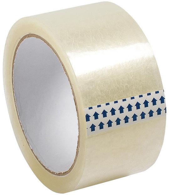 Скотч 50мм*40м*40мкм, прозрачный eco фото 1