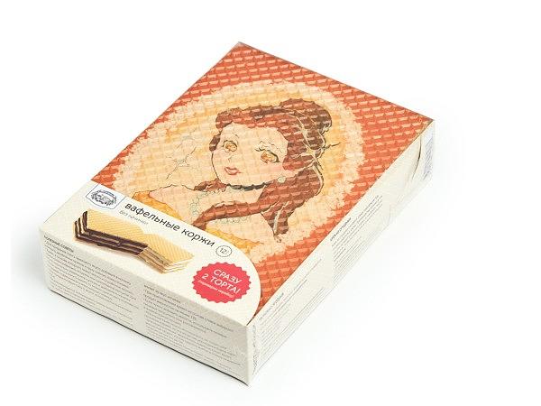 Вафельные коржи для торта 2 в 1 (принцесса 1) ОПТ фото 1