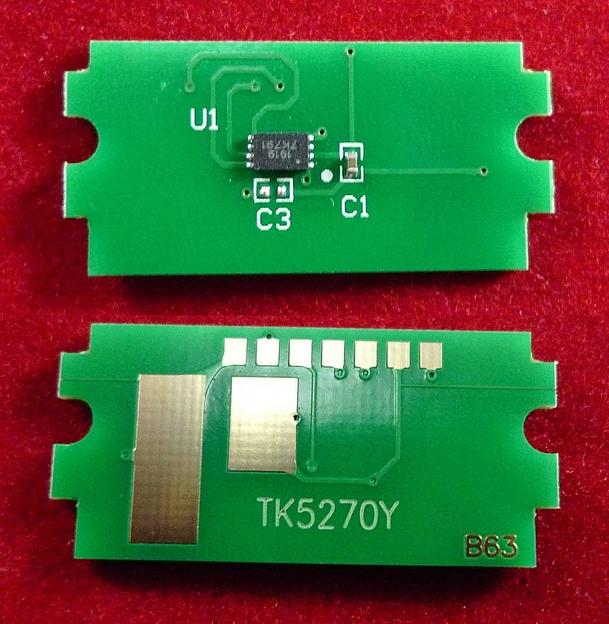 Чип для Kyocera Ecosys P6230cdn/M6230cidn/M6630cidn (TK-5270Y) Yellow, 6K ELP Imaging® фото 1