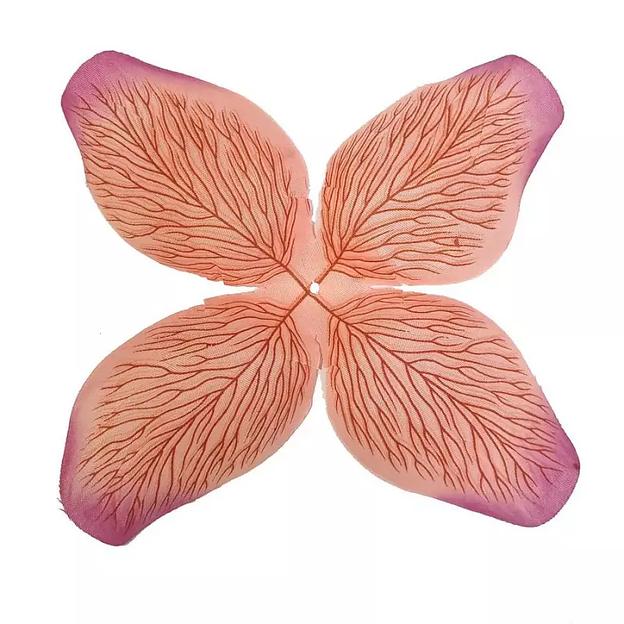 Заготовка для розы FC-132-B Персиковая прожилки 4-кон. (x1) 18,5см 708шт/кг фото 1