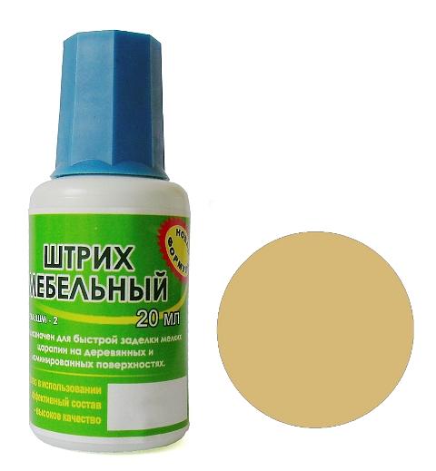 Штрих мебельный, цвет дуб солнечный фото 1