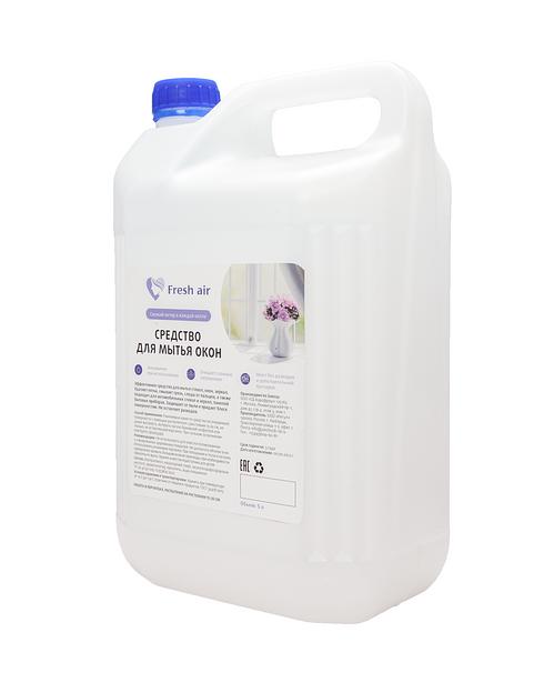 Средство для мытья окон и стеклянных поверхностей 5 л серии «FRESH air» БИО Аэрофреш опт фото 1