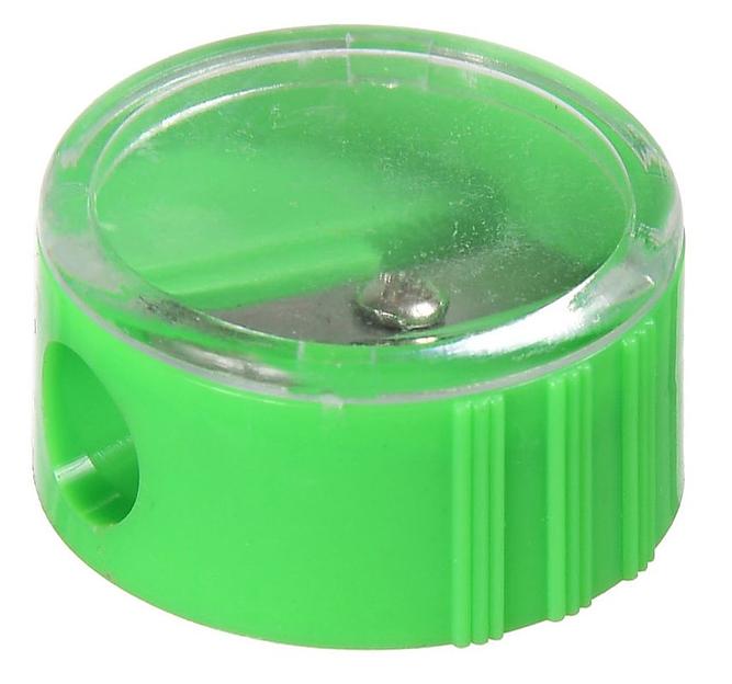 Точилка для карандашей ручная Silwerhof 191082 Народная коллекция 1 отверстие пластик ассорти фото 4